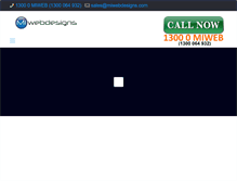 Tablet Screenshot of miwebdesigns.com